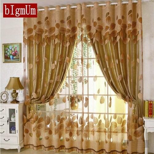 Luxury Modern Flowers Curtain Tulle French Window Embroidered For Living Room Blackout Cortina Window Treatments Top Quality