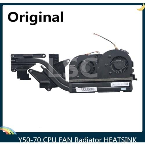 LSC New Original For LENOVO Y50-70 Y50-70AS Y50-70AM CPU FAN Radiator HEATSINK With Fan AT14S0010C0 100% Tested Fast Ship