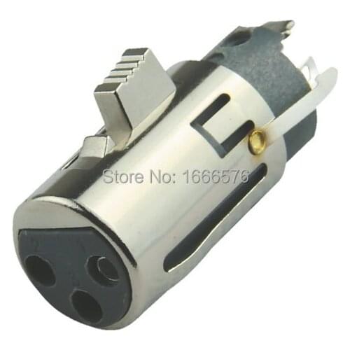 High quality 100pcs/lot XLR Accessories 3 PIN for XLR connector -4
