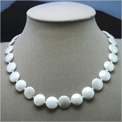 Shell necklace mother of pearl necklace choker necklace 45cm length fashion jewelry collection