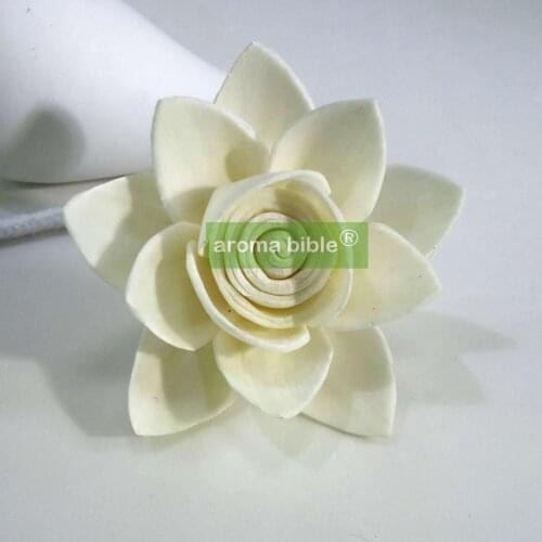 1000 pcs /lot Sola Flowers Natural White Fragrance Flower Diffusers With Rope For Frangrance Diffuser Wholesale Price