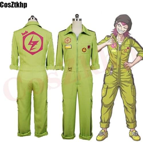 2020 Hot New Super DanganRonpa Kazuichi Souda Sonia Nevermind Cosplay Costume Full Set Outfit Men Women Jumpsuit Dresses Custom