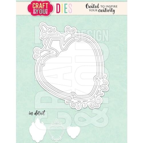 2021 AliliArts Metal Cutting Dies Decorative Frame 2 diy Scrapbooking Photo Album Decorative Embossing PaperCard Crafts Die