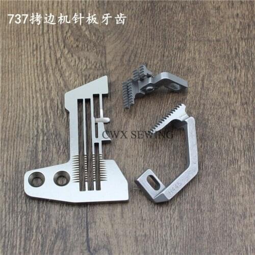 2018 Direct Selling 3pcs 737 747the Three Line Four Five Sewing Machine Needle Plate Cloth Feeding Teeth Industrial Bartacker