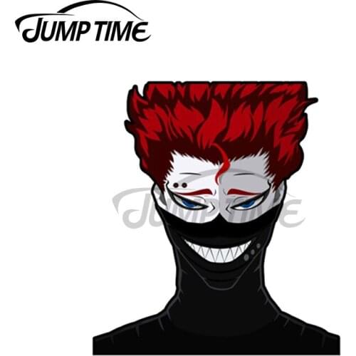 Jump Time 13 x 9.2cm For Black clover zora Ideale Peeker Anime Car Stickers Refrigerator Air Conditioner Decal Laptop Decoration