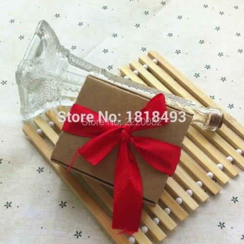 Free shipping 6x6.6x2.5cm retro kraft packing box/flat cardcse/bill collection box/50 pcs a lot