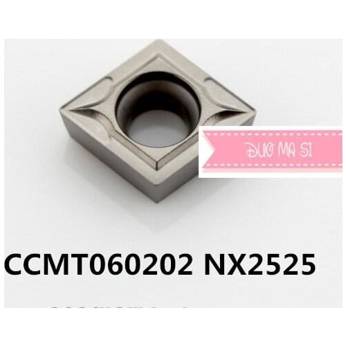 CCMT060202/CCMT060204/CCMT060208 NX2525,original CCMT 0602 02/04/08 insert carbide for turning tool holder