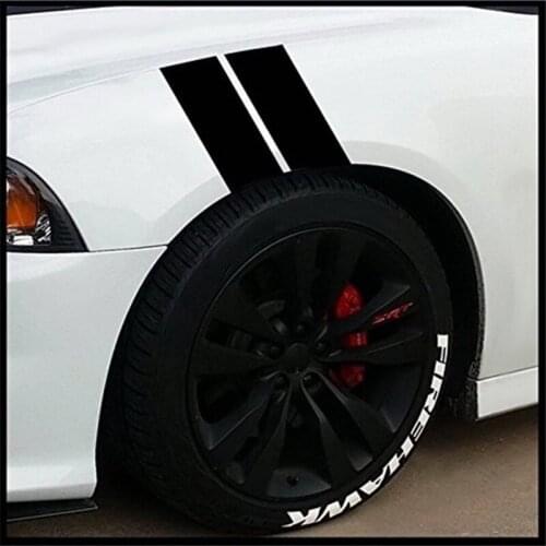 Black Car Fender Reflective Sticker High Quality Safty Protection Practical Car Reflective Sticker Car Supplies Stickers