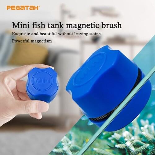 Pet Fish Aquarium Accessories Cleaning Tools Magnetic Fish Tank Brush Glass Window Algae Scraper Cleaner Scrubber