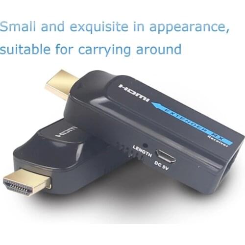 LKV372S HDMI network cable extender with HDMI connector plug and play USB power supply 50 meters