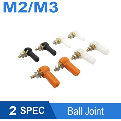 M2 M3 Rc Boat/Car Plastic Ball Buckle Tie Rod End Positioning Ball Buckle For M2/M2 link Push/Pull Rod DIY RC Car/Boat