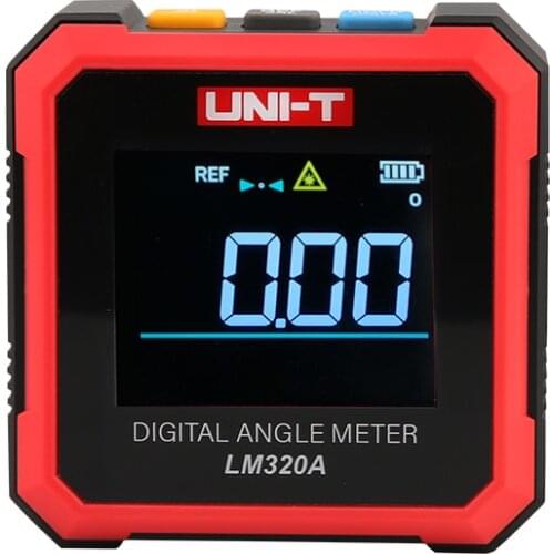 UNI-T LM320A LM320B Magnetic Digital Protractor Level Meter Goniometer Base Small Electronic Protractor Measuring Tool