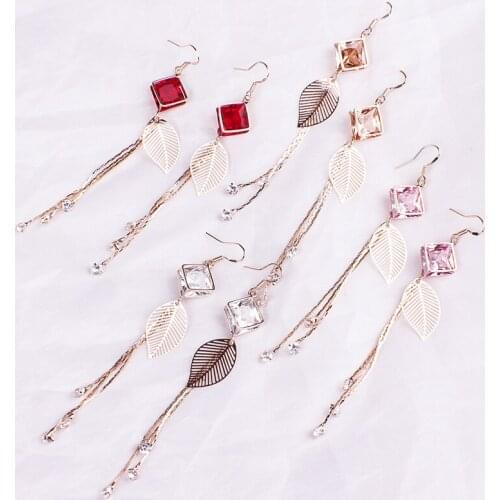 Manxiuni Wedding Jewelry Rhinestone Style Wedding Earrings For Women earrings 2017 round bohemian brincos Dangle Earrings