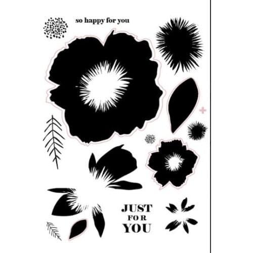 Just for you Transparent Clear Silicone Stamp/seal for DIY Scrapbooking/photo Album Decorative Clear Stamp Sheets ST0187