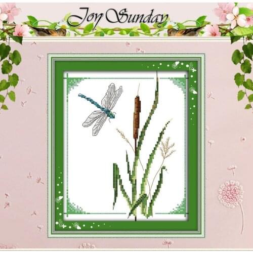 Dragonfly Patterns counted Cross Stitch 11CT 14CT Cross Stitch Set Wholesale Cross-stitch Kit Embroidery Needlework