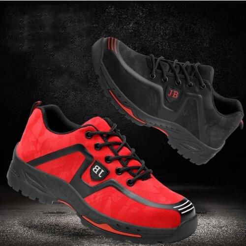 New exhibition Breathable Mens Safety Shoes 2020 Men Sneaker Indestructible Metal Steel Toe Soft Anti-piercing Work Boots