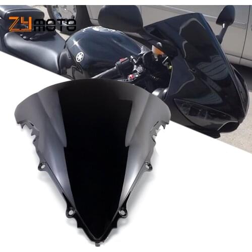 New For Yamaha YZF R6 2003 2004 2005 ABS bike motorcycle motorbike Windshield Windscreen Black YZFR6