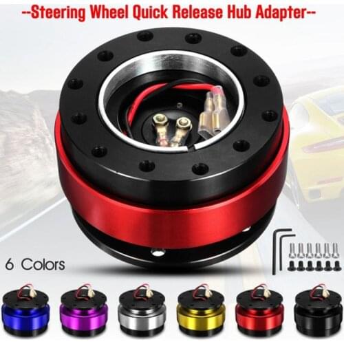 New Car accessories High Quality Universal alloy aluminum Steering Wheel Quick Release Hub Adapter Off Boss Kit Aluminum Alloy