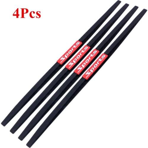 4pcs/set 40cm Car Door Edge Fender Bumper Scratch Protector Moulding Strip Protection Strips Sealing Anti-rub DIY Car-styling