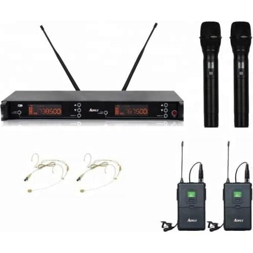 Sinbosen OEM two channel wireless family ktv karaoke microphone