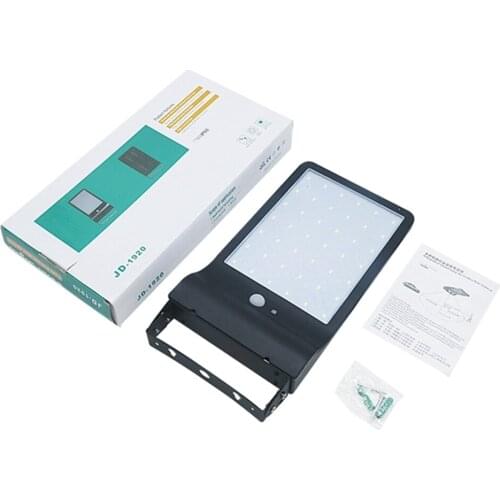 SZYOUMY 42 LED Solar Light with PIR Sensor Light Sensor 3 Modes IP65 Outdoor Waterproof 20W Solar Street Wall Lamp Light