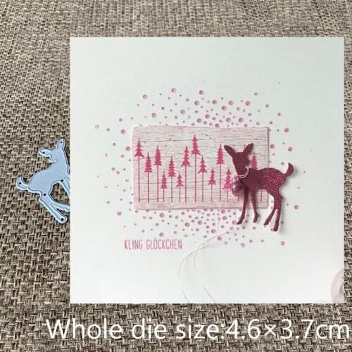 XLDesign Craft Metal Cutting Die cut die lovely deer decoration scrapbooking Album Paper Card Craft Embossing Die Cuts