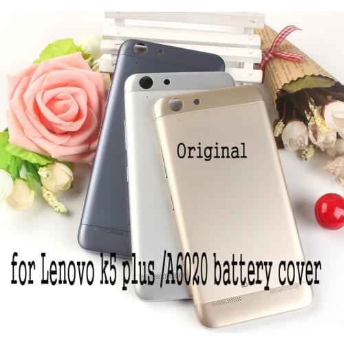For Lenovo Vibe K5 / K5 Plus Back battery Cover Official Original Phone housing For Lenovo A6020 Battery Cover Replacement Parts