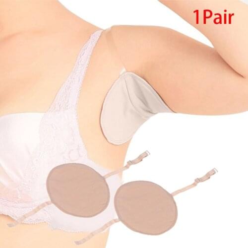 1 Pair Washable Armpit Absorbing Guards Shoulder Straps Underarm Sweat Shield Pad