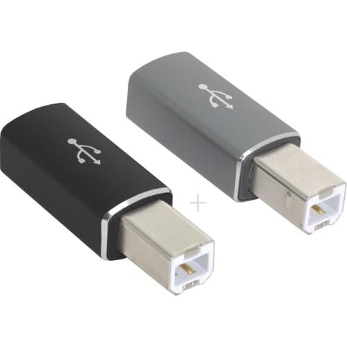 2pcs Musical Instrument USB-C Type C to Midi Adapter Converter Lectronic for Midi Keyboard Phone Tablet