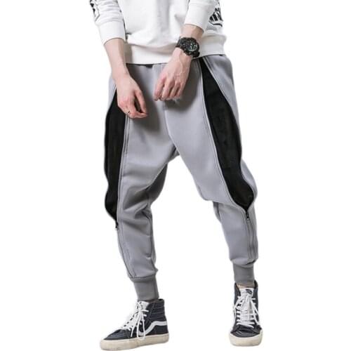 Streetwear Men’s Jogger Sweatpants Loose Casual Trousers Men Hip Hop Black Harem Pants Male 2020 New Jogging Pants Oversized 5XL
