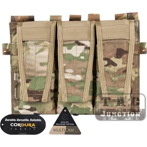Emerson Tactical AVS Detachable Flap M4 M16 AR15 5.56 .223 Triple Magazine Pouch Emersongear Ammo Bag Hook and Loop Mag Holder