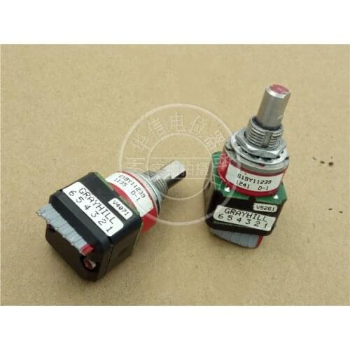 Used GRAYHILL 61BY11239 6 pin with photoelectric encoder switch 6 feet switch