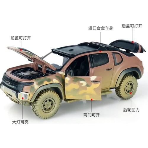 Collectible Electric Dies-casts 1:32 Model Cars Super Sports Car Simulation Alloy Cars Toys for Children chevrolet colorado SUV