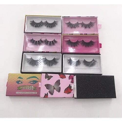 Wholesale Eyelash Package Glitter Holographic Laser Boxes Empty Packaging Bulk Customized Logo Rectangle 3D 25mm Lashes Box