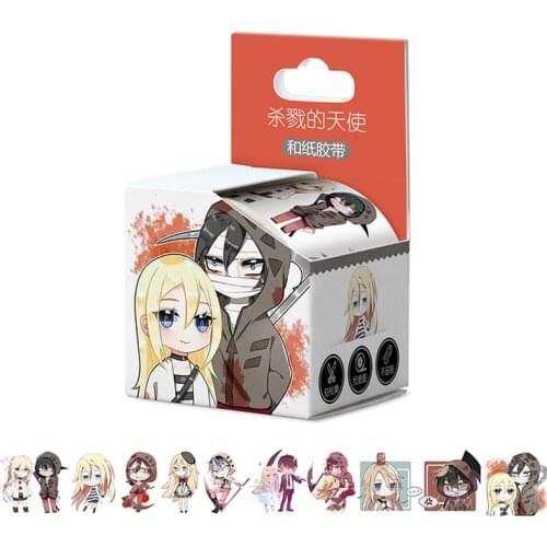10 boes/lot Anime Angels of Death Tape TOY Washi Tape Paper Hand account sticker toy gift