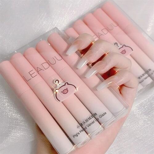 Velvety Matte Lipstick Set Long Lasting Nonstick Cup Not Fade Makeup Cosmetics For Girl Women DL