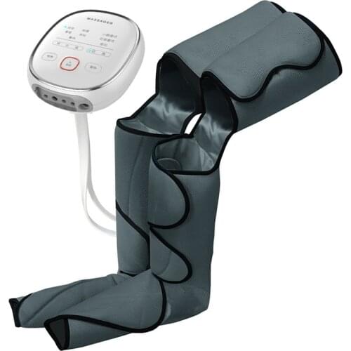 Heating Air Pressure Leg Massager Press Foot and Calf Thigh Circulation with Electric Slimming 2 Kinds Temperature Adjustment