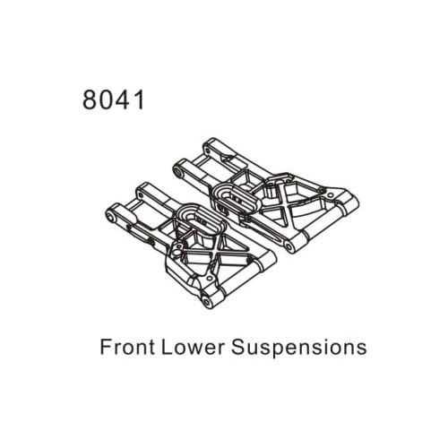 ZD racing 1/8 lower front arm 8041 Applicable models: 08421,08421V2,08425,08425V2,08427V2,08428