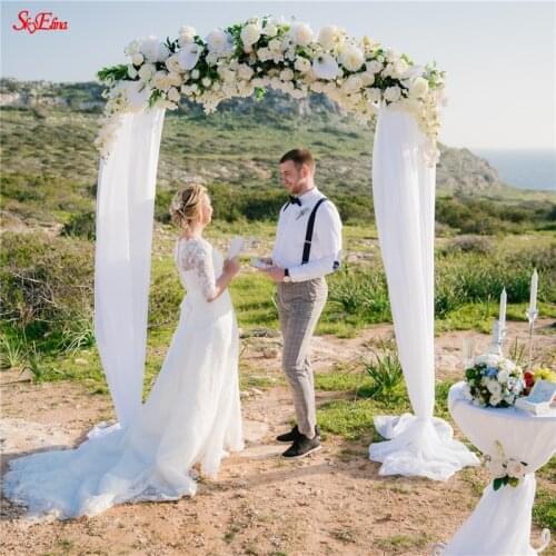 Wholesale 72CMx10M Sheer tulle Crystal Organza Tulle Roll Fabric For Draping Wedding Ceremony Party Decoration party 5zSH015-2