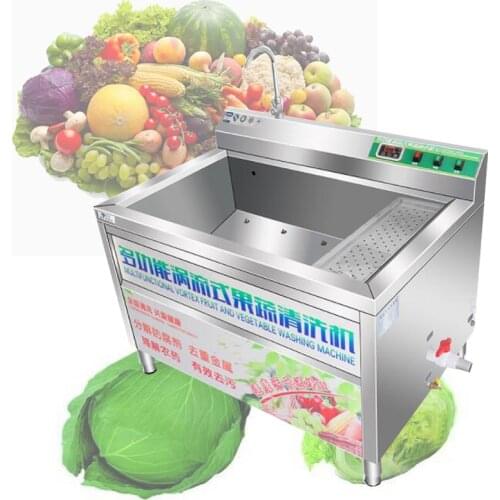 Commercial Vegetable Cleaning Machine Ultrasonic Restaurant Hotel Canteen Stainless Steel Dishwasher Vegetable Washer
