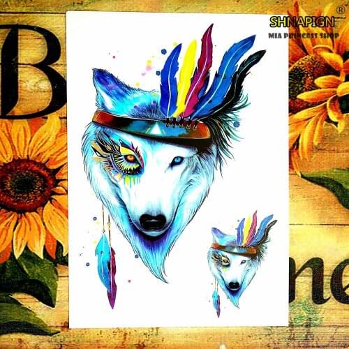 SHNAPIGN Garnett snow Temporary Tattoo Body Art Flash Tattoo Stickers 12*20cm Waterproof Henna Styling Home Decor Wall Sticker