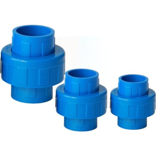 PVC Pipe Fitting 20 25 32 40 50 63 75 90 110mm Union Connectors Garden Irrigation Water Tank Joint Water Pipe Straight Connector