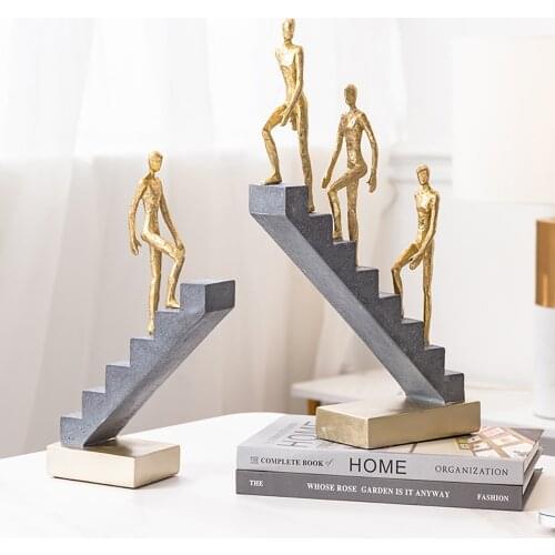 Climbing Character Ornaments Home Decoration Accessories Abstract Thinker Statue Living Room Decoration Modern Art Statue