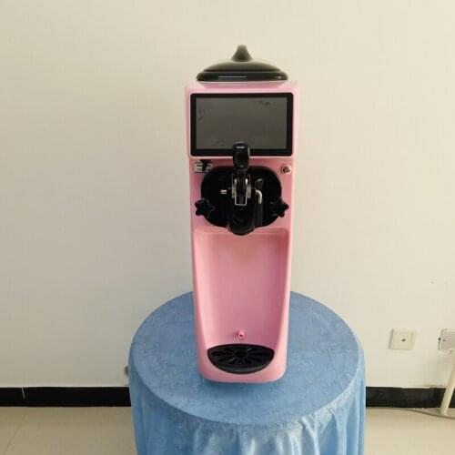 Soft Ice Cream Maker Desktop Intelligent Ice Cream Machine Fully Automatic Sweet Cone Ice Cream Machine