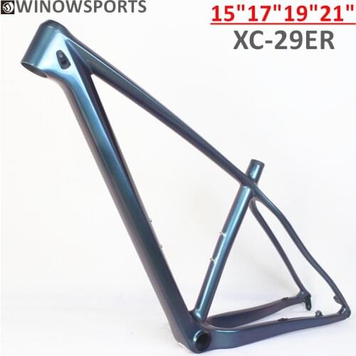 WINOWSPORTS carbon moutain bike frame 29er Hardtail 148*12mm boost frame chameleon 29 inch carbon mtb frame