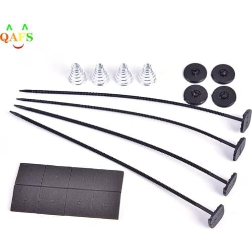 1Set Zip Ties Straps Tabs Springs Electric Radiator Fan Tie Strap Mounting Kit