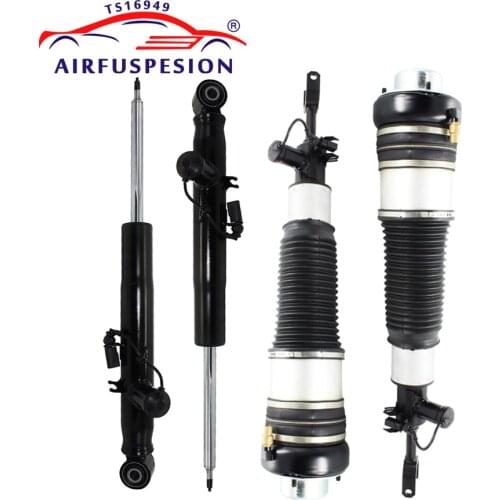 4Pcs For Audi A6 C6 4F Front Rear Air Suspension Shock Strut Air Spring 4F0616039AA 4F0616040AA 4F0616031K 2005-2011