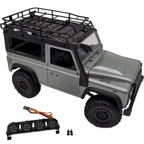 AX-506W RC Car Light Bar Bright LED Roof Lamp Headlight With 4 Spotlights For Axial SCX10 MN HSP Tamiya CC01 1/10 1/8 Vehicle