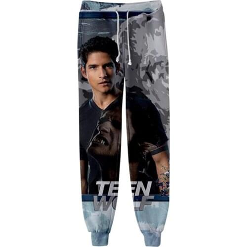 Spring Autumn Teen Wolf Science Fiction 3D Printed Trousers Jogger Pants Women Men Streetwear Pants Harajuku Fashion Sweatpants