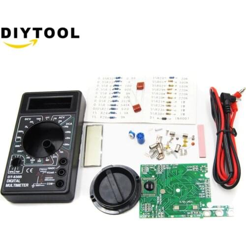 Digital Multimeter LCD Digital DT-830B Voltmeter Ohmmeter Ammeter Multimeter Handheld Tester DT830B AC DC home tester